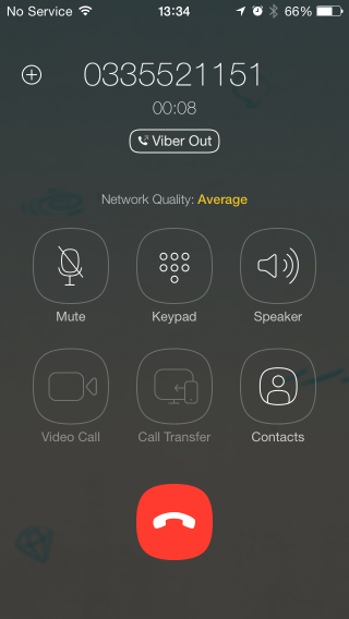 Viberから固定電話へ無料電話